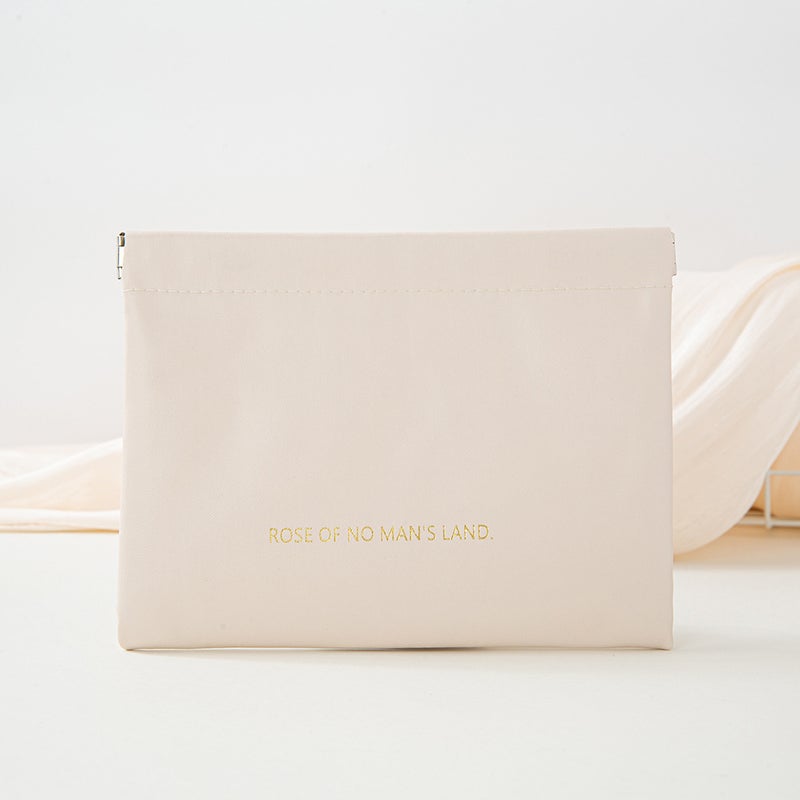 Automatic Closure PU Cosmetic Bag - Image 2