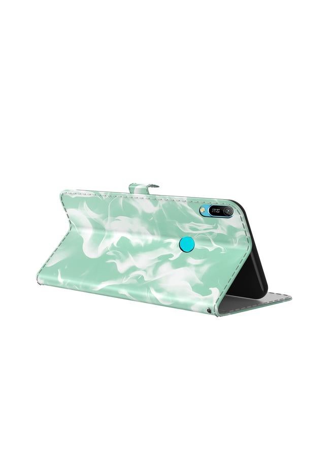 S-TOP Case For Huawei Y6 2019 Cloud Fog Pattern Horizontal Flip Leather Case with Holder & Card Slot & Wallet - Image 3