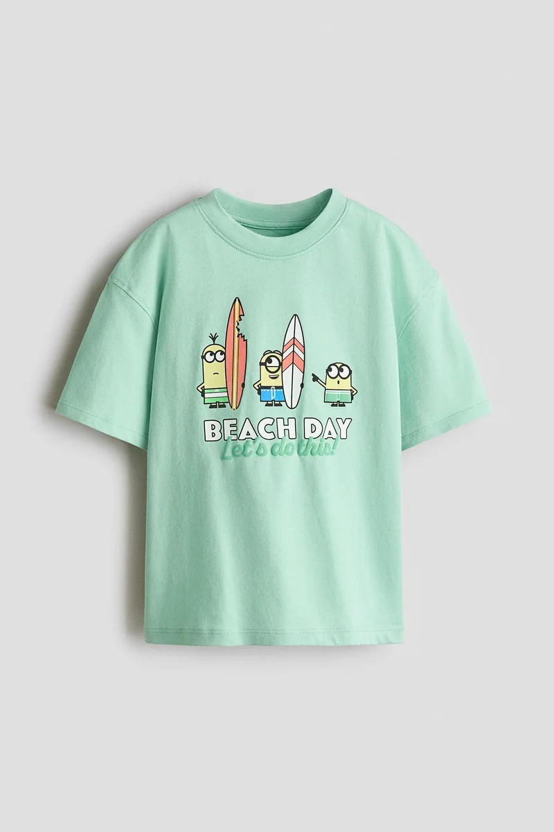 H&M Printed oversized T-shirt