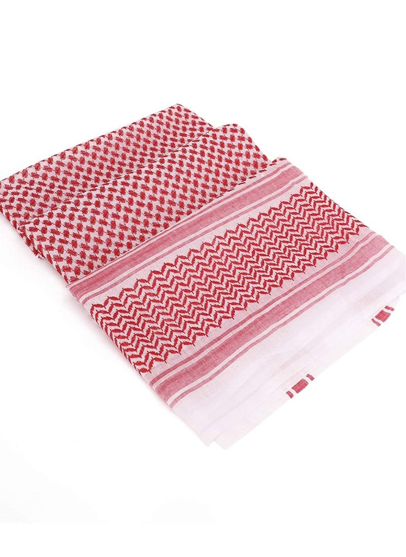 ELTRAZONE - Arab Keffiyeh Adult Men's Turban Thick Muslim Hijab Shemagh Polyester Middle East Arafat Scarf Tactical Desert - Image 1