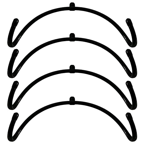 AUXPhome Pack of 4 – Rolling Pin Holder Display Rack Storage Organizers Wall Mount Hooks – Home Decor Kitchen Wall Hanging Multi Purpose Bottle Rack - No Rolling Pin - Image 2