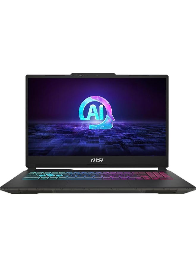 Cyborg 15 AI A1VFK Gaming Laptop With 15.6 Inch Full HD Display, Intel Core Ultra 7 155H Processor/16GB RAM/512GB SSD/NVIDIA GeForce RTX 4060 8GB Graphics/Windows 11 Home English/Arabic Black english_arabic Black