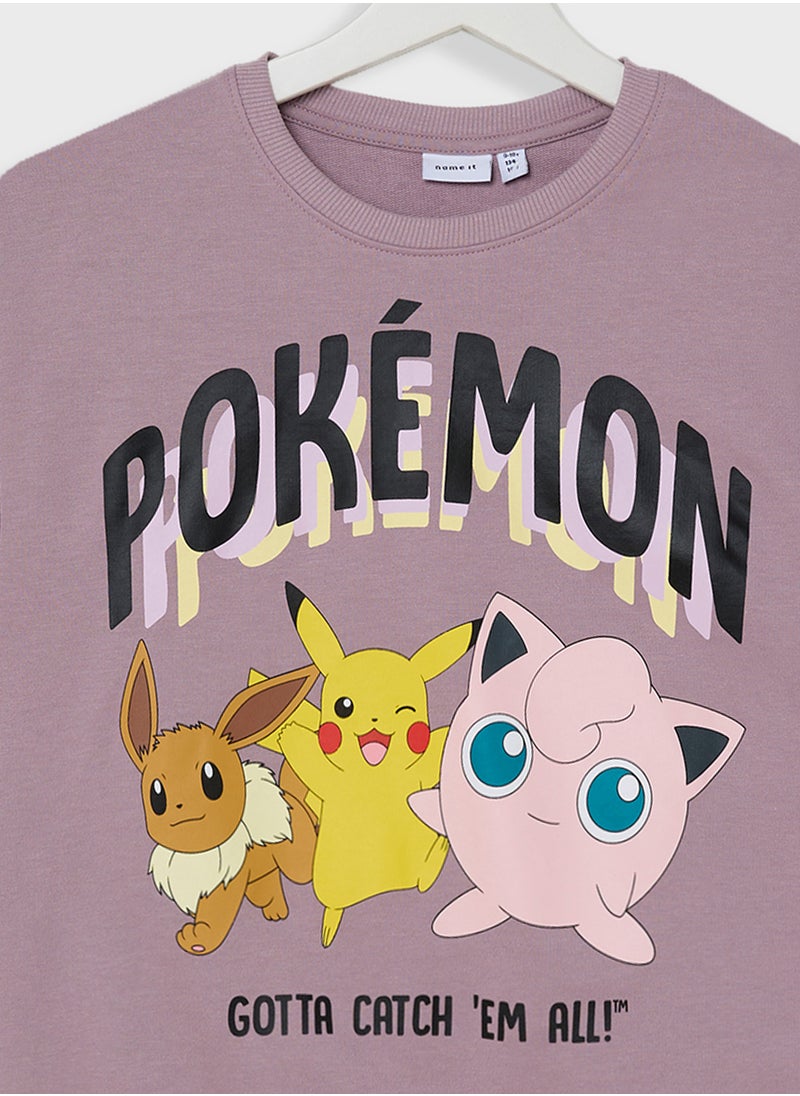 NAME IT Kids Pokemon Sweatshirt  - Image 3