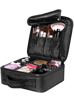 HOPHOP Travel Makeup Case, Cosmetic Organizer Bag Makeup Train Case With Compartment  - Image 1