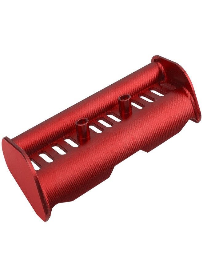 Vgoohobby Metal Tail Wing Rear Spoiler Upgrade Parts Compatible with Hyper Go H14BM H16BM MJX 14209 14210 16207 16208 16209 16210 H16 M162 1/14 1/16 RC Car (Red) - Image 2