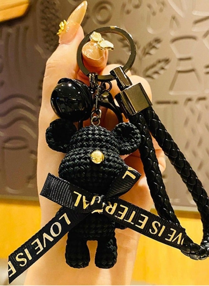 Stylish Bear Keychain Medallion Key Chain Suitable for Car Keys House Keys Bags Great Accessory and Nice Gift - Image 3