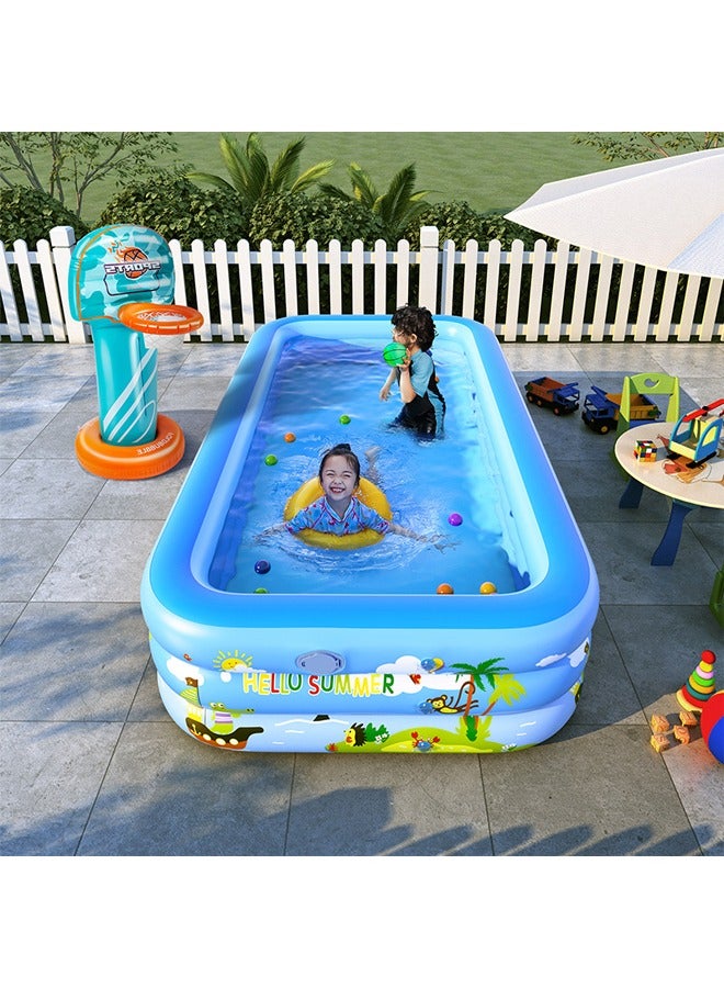 NKX Inflatable 3 Layer Swimming Pool 300 CM - Image 3
