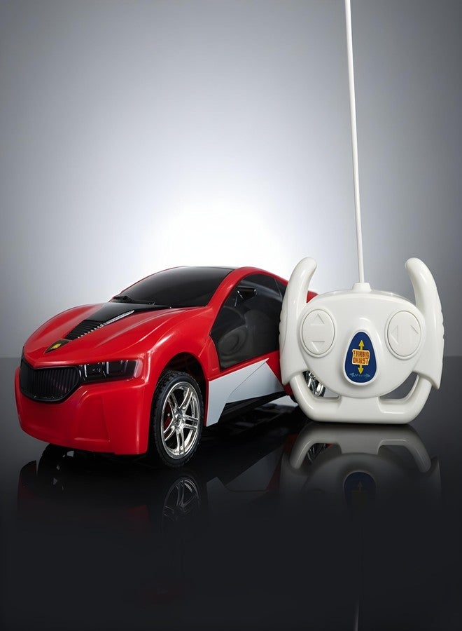 MASTIDRIVE RC with DC Motor/Control car/Remote wali/Upgrade RC/Unboxing car (6328, RED) - Image 1