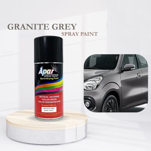 APAR Spray Paint Granite Grey (RC Colour Name) + GC Compatible for Maruti Cars -225 ml (Pack of 2-Pcs) - Image 3