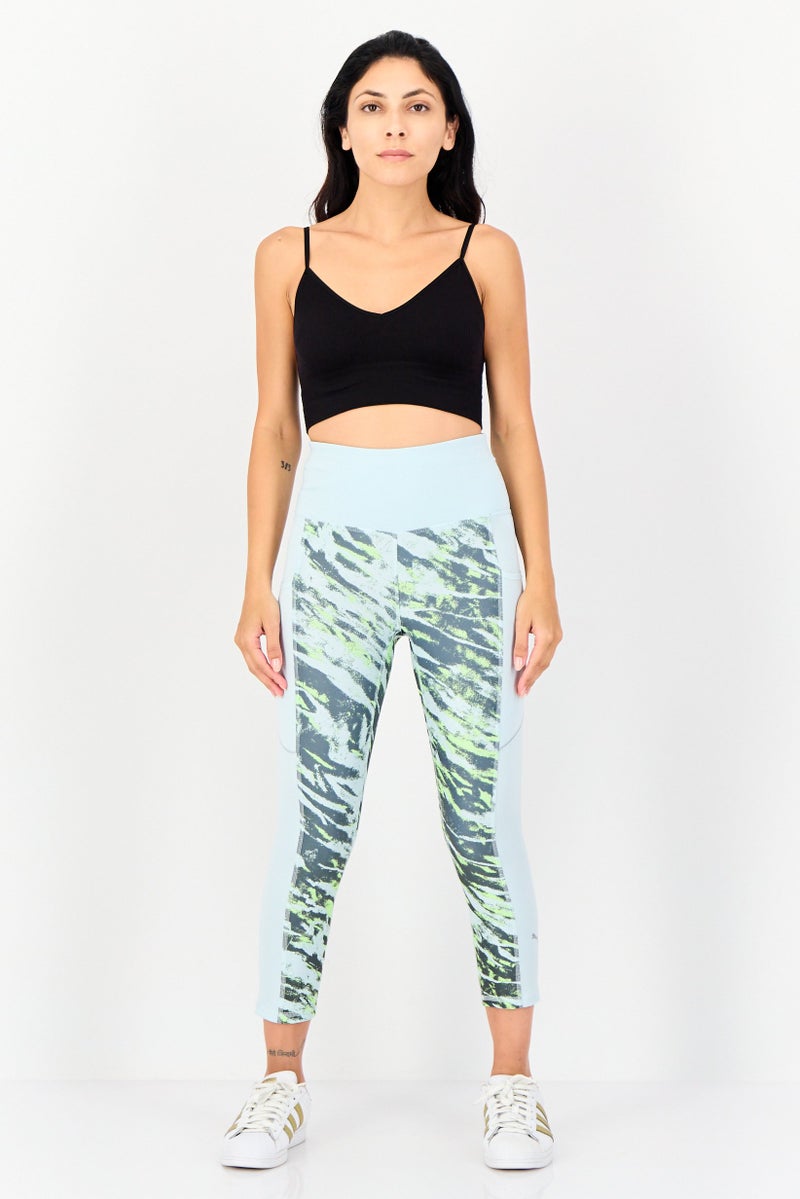 PUMA Women Sportswear Fit Running 3/4 Leggings, Multicolor - Image 3