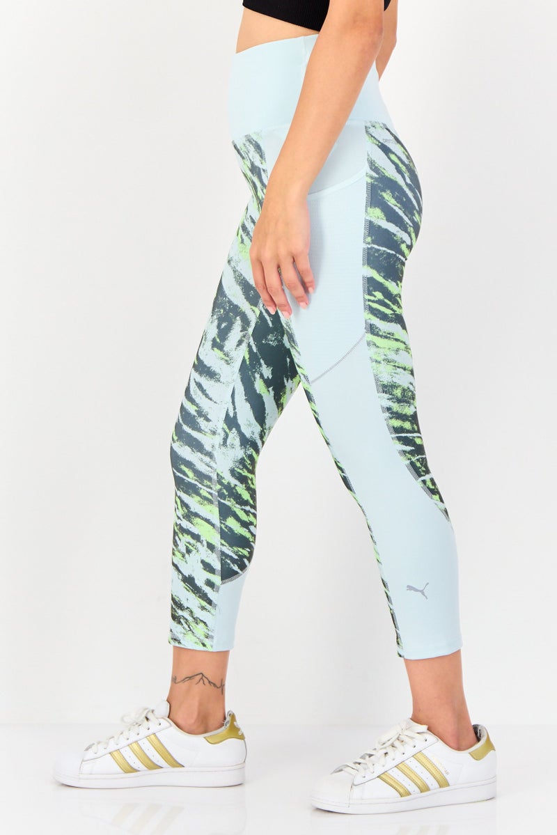 PUMA Women Sportswear Fit Running 3/4 Leggings, Multicolor - Image 2