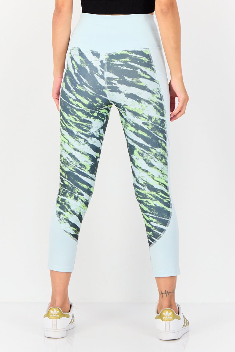 PUMA Women Sportswear Fit Running 3/4 Leggings, Multicolor - Image 4