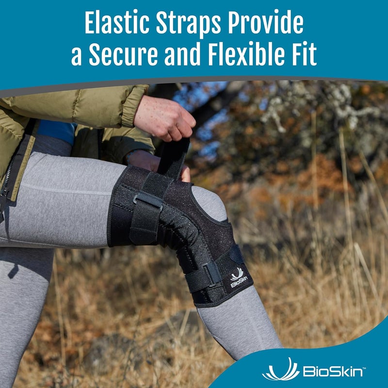 BioSkin Wraparound Compression Knee Brace for Knee Pain Relief, ACL & MCL Injuries, Meniscus Tear, and Arthritis Support - Image 4
