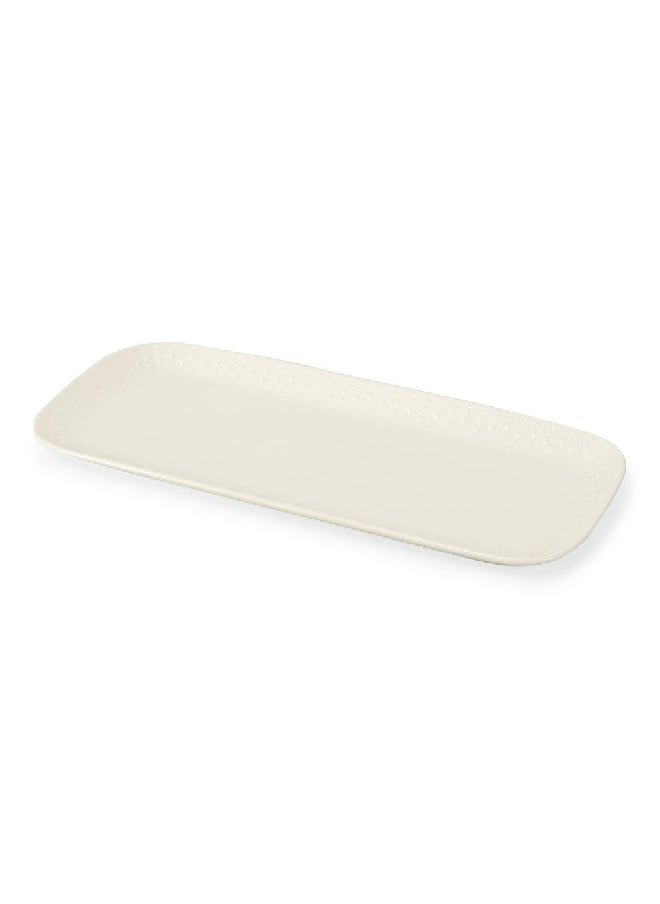 Drops Porcelain Serving Platter, White - 36x16 cm - pzsku/ZFA9D25D8327561BEDF57Z/45/_/1700655505/e2ab79be-1caf-4ccc-9d94-d0f9447786b1