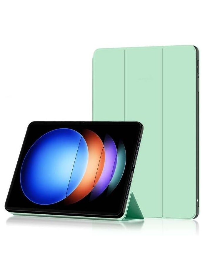 VKL Case for Xiaomi Pad 6S Pro 12.4, [Stand Feature] TPU Anti-scratch Protective Case, Ultra Thin Smart Cover Kickstand Case, for Xiaomi Pad 6S Pro-Green - Image 5