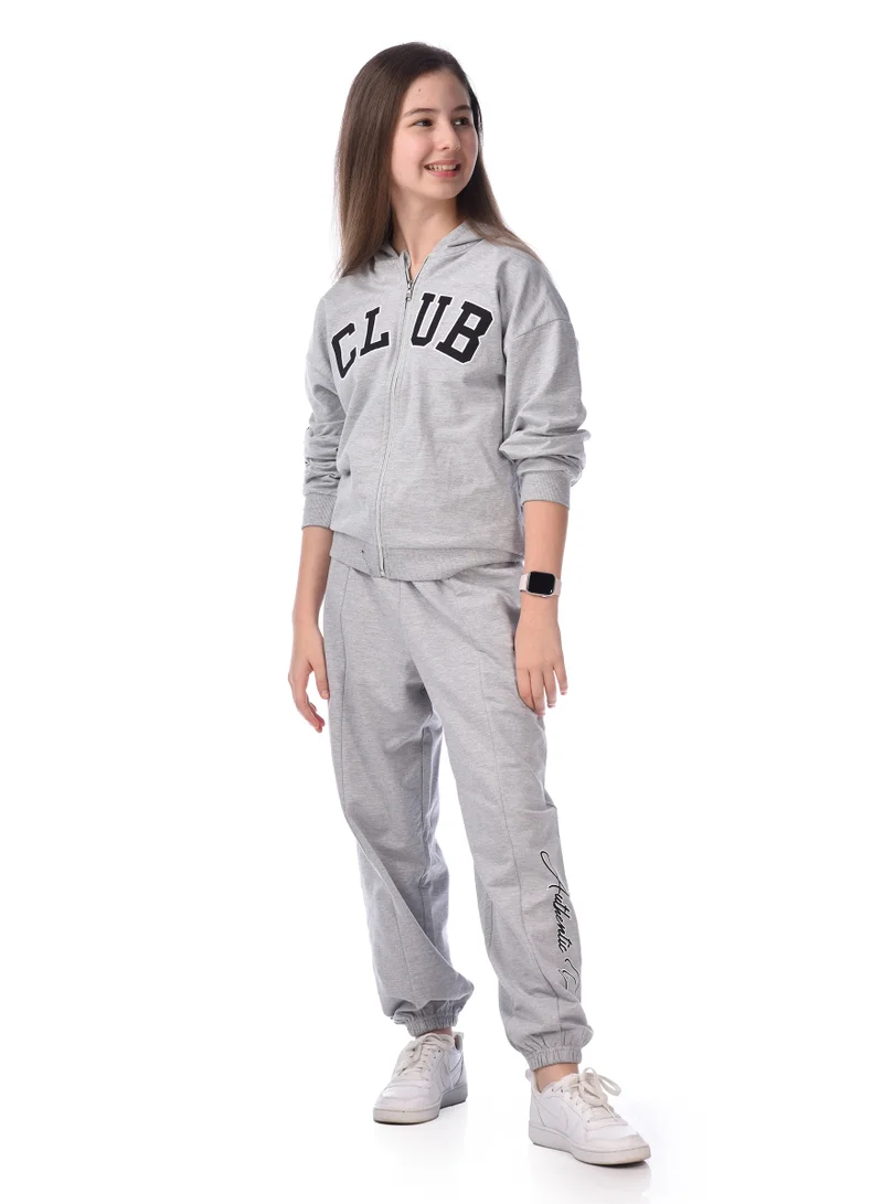 victor and jane Embroidered Hoodie With Matching Joggers Comfy Fit