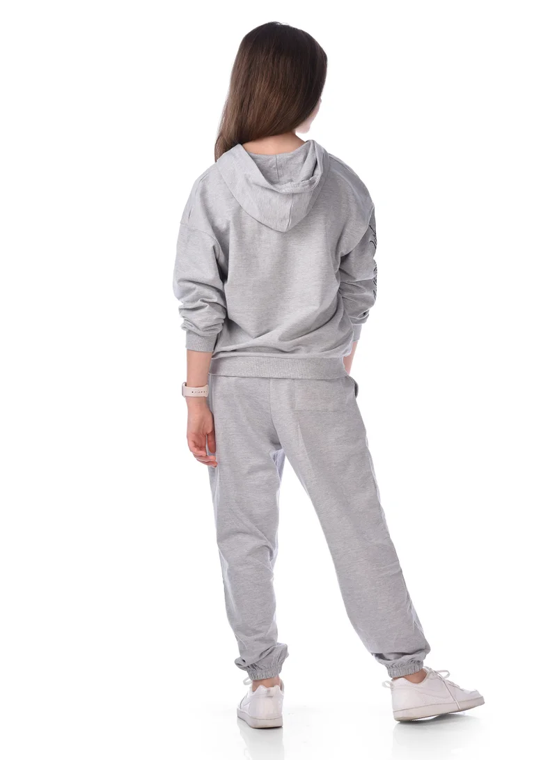 victor and jane Embroidered Hoodie With Matching Joggers Comfy Fit