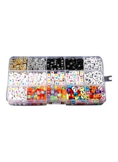 NIBEMINENT 1040-Piece Letter Acrylic Beads Jewelry Making Set  - Image 1