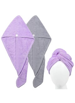 Niralasa Niralasa Bamboo Hair Turban Cotton Towel Quick HairDrying Absorbent Microfiber Towel Dry Shower Caps Bathrobe Hat Magic Hair Drying Towel Wrap for Women 