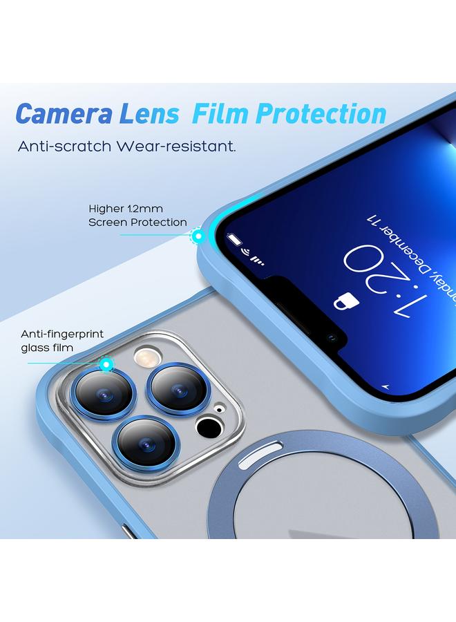 S-TOP Case For iPhone 12 Metal Eyes Series MagSafe Magnetic Holder Phone Case - Image 3