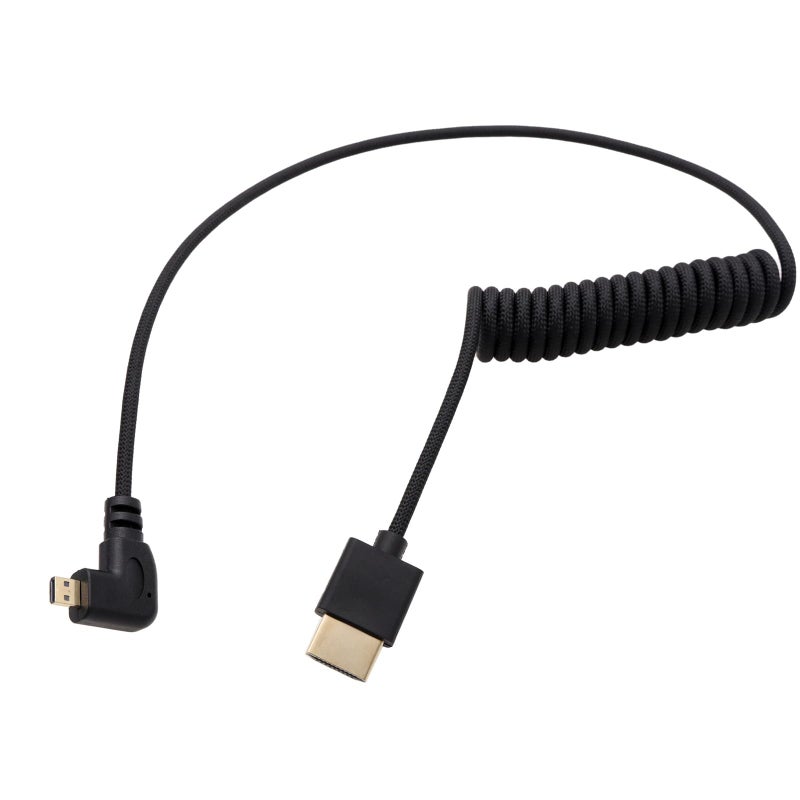 HangTon Micro HDMI to Full HDMI 4K 8K60p Cable for Canon R6 R6II R5C R5 R8 Sony ZVE10 A7C A7RIV A7RIII A7S2 Lumix S5 S9 GH4 Camera ATOMOS Ninja V Ultra SmallHD Cine Indie Monitor Type A D 50cm - Image 2