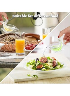يقبست 2PCS Manual Lemon Squeezer, Bird Juicer Ergonomic Design, Acrylic Transparent Fruit Portable Hand Lime for Orange Citrus Kitchen Gadget  - Image 5