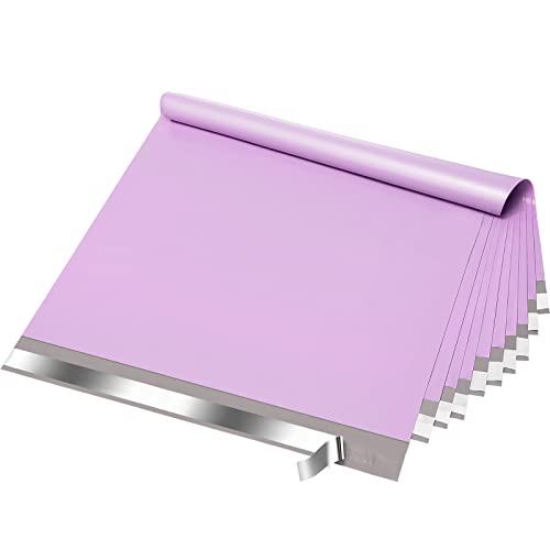 Fuxury Large Poly Mailers 24x24 Inch 50 Pcs, Waterproof Shipping Bags for Clothing, Strong Adhesive Shipping Envelopes for Small Business Suppliers, Self Seal Mailers Poly Bags Mailing Bags Purple - Image 1