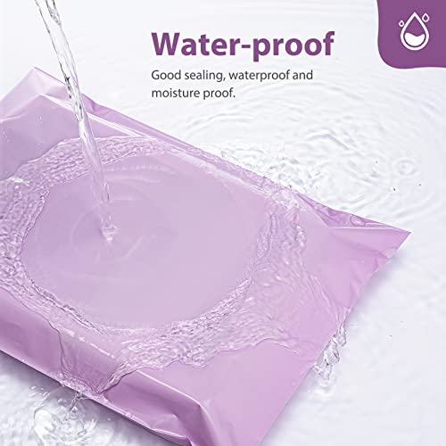 Fuxury Large Poly Mailers 24x24 Inch 50 Pcs, Waterproof Shipping Bags for Clothing, Strong Adhesive Shipping Envelopes for Small Business Suppliers, Self Seal Mailers Poly Bags Mailing Bags Purple - Image 4