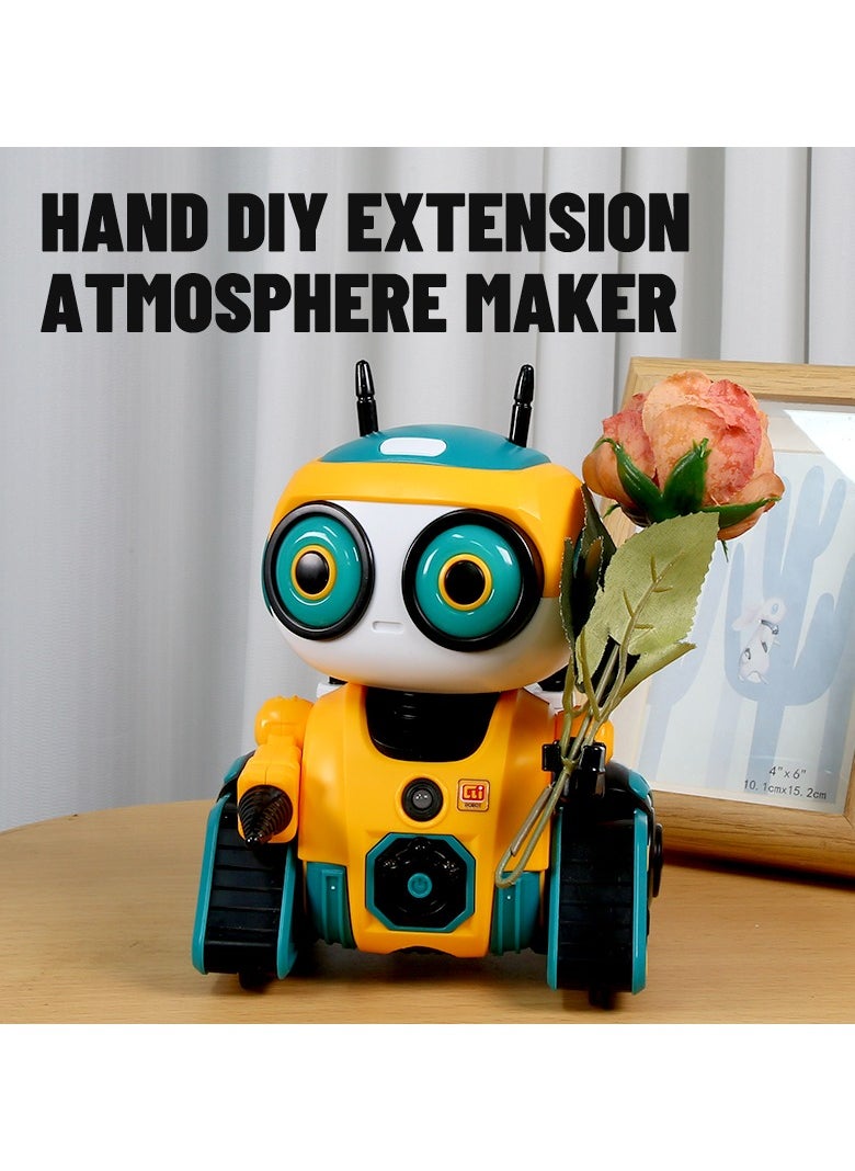 Harvestoy - AI Robot Intelligent Multi-Functional RC Robot Toy, Head Rotation, Touch Interaction, 2.4G Remote Control, Singing and Dancing, Flexible Joints, Fun Recording, Light Switching - Image 1