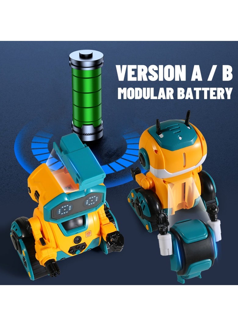 Harvestoy - AI Robot Intelligent Multi-Functional RC Robot Toy, Head Rotation, Touch Interaction, 2.4G Remote Control, Singing and Dancing, Flexible Joints, Fun Recording, Light Switching - Image 1