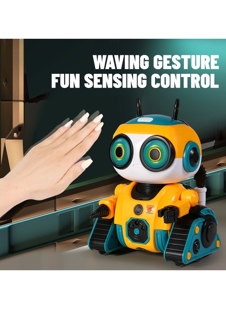Harvestoy - AI Robot Intelligent Multi-Functional RC Robot Toy, Head Rotation, Touch Interaction, 2.4G Remote Control, Singing and Dancing, Flexible Joints, Fun Recording, Light Switching - Image 1