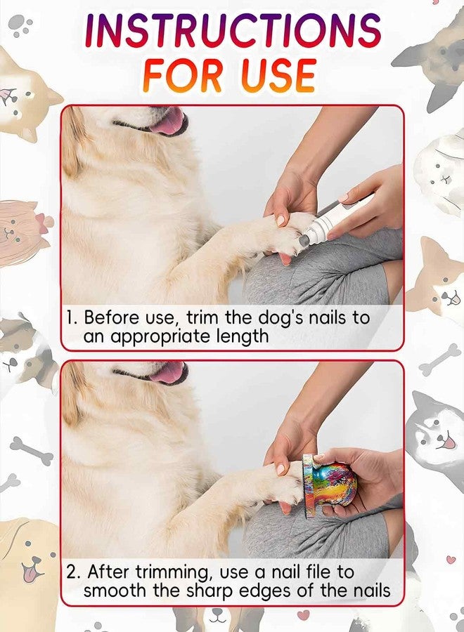 Waaqkid 2PCS Dog Nail File, Filer Board for Safe and Easy Nail Care with 8PCS Replaceable Filing Disc - Image 5