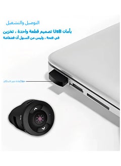 General 2.4G Wireless Presenter for Powerpoint Presentation Remote Control Red Laser Pointer,Finger Ring Presenter Rechargeable Slide Remote for Powerpoint Presentation Clicker for Computer  - Image 2