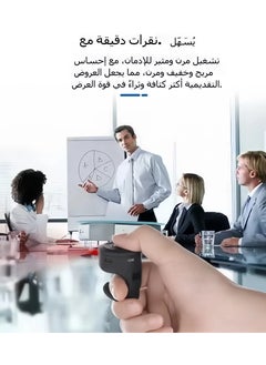 General 2.4G Wireless Presenter for Powerpoint Presentation Remote Control Red Laser Pointer,Finger Ring Presenter Rechargeable Slide Remote for Powerpoint Presentation Clicker for Computer  - Image 5