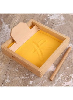 Cordova Wooden sand writing tray – Montessori tracing board for letters and numbers learning  - Image 4