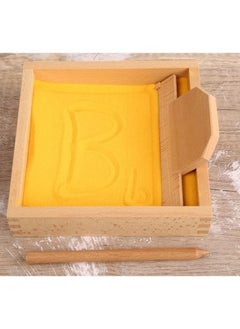 Cordova Wooden sand writing tray – Montessori tracing board for letters and numbers learning  - Image 5