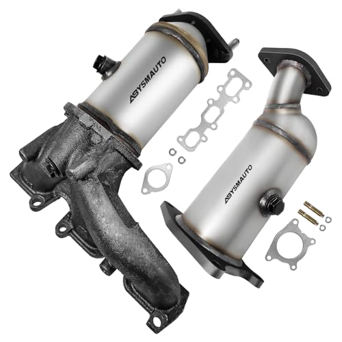 ABYSMAUTO Catalytic Converter Compatible with Ford Explorer 2011-2012, Edge 2011-2015 3.5L V6, Lincoln MKX 2011-2015 3.7L V6 Front Left Rear Right Catalytic Convertor Direct-fit (EPA Compliant) - Image 1