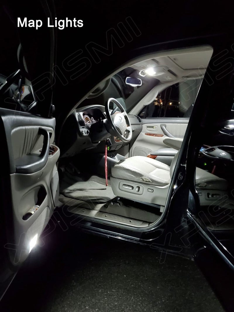 Xpismii 18 Piece 6000K White Expedition LED Interior Light Kit Package Replacement for Ford Expedition 2007 2008 2009 2010 2011 2012 2013 2014 2015 2016 2017, with Placement Diagram and Install Tool - Image 5