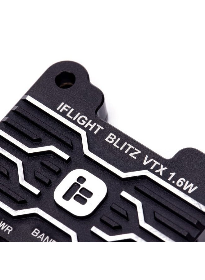 Blitz 5.8G 1.6W Vtx 25Mw/400Mw/800Mw/1600Mw Switchable Vtx Fpv Video Transmitter Support Osd Frequency And Power Tuning For Fpv Long Range Drone Quadcopter