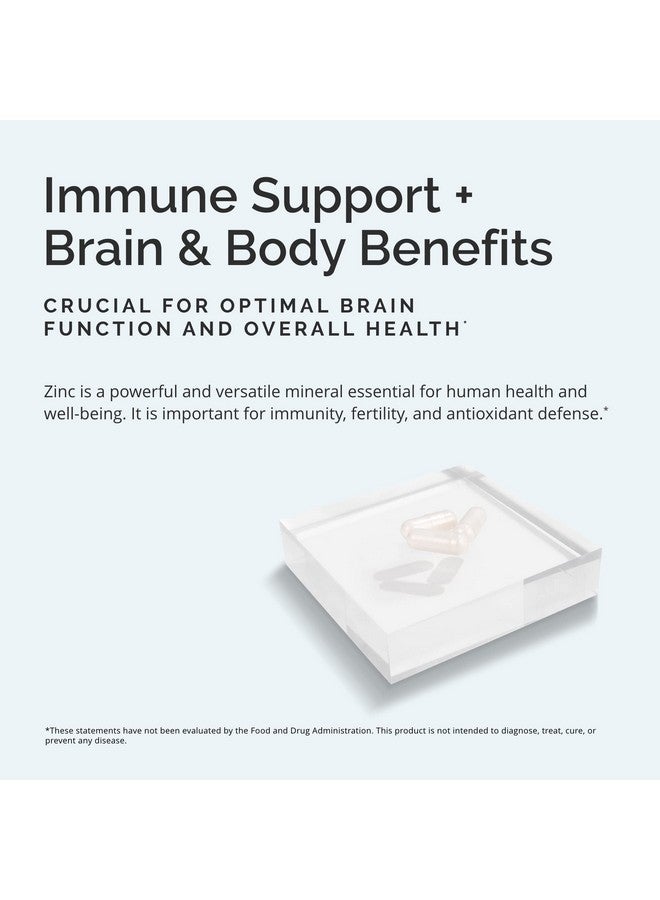 برينمد دكتور أمين برين إم دي نيورو زنك - 90 كبسولة - 25 مجم من بيسجليسينات الزنك - خالي من الجلوتين - 90 وجبة - Image 3