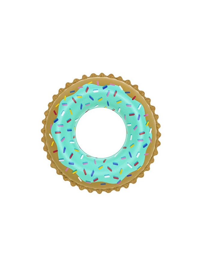 DANUBE HOME Bestway Swim Ring Sweet Donut Inflatable Swimming Pool Floater Outdoor Fun Water Party Ring Floats For Beaches Pools Water Parks Resorts 91 cm Multi Color  - Image 2