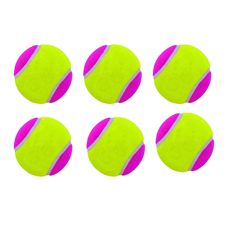 Netco Power Green Tennis Cricket Ball, Pack of 6 (Pink) - Image 4