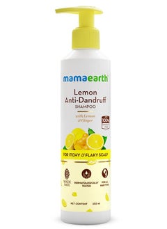 Mamaearth Mamaearth Lemon Anti-Dandruff Shampoo with Lemon and Ginger for Itchy and Flaky Scalp,250 ml  - Image 1