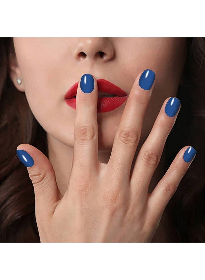 WOKOTO 20 Sheets Dark Solid Color Series Nail Polish Strips Stickers with Nail File Self-Adhesive Punk Rock Gel Nail Strips Full Nail Wraps for Women Nails Art - Image 4