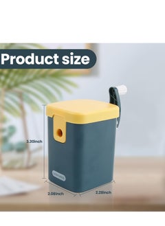 SYOSI Manual Pencil Sharpener, Creative Pencil Cutter, Colored Pencils Sharpener for Various Pencils, Suitable for School Home Office Supply  - Image 2
