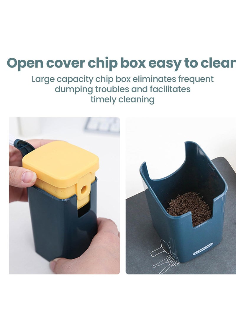 SYOSI مبراة أقلام يدوية، قاطع أقلام إبداعي، مبراة أقلام ملونة لمجموعة متنوعة من الأقلام، مناسبة للمدرسة والمنزل ومكتب الإمدادات - Image 5