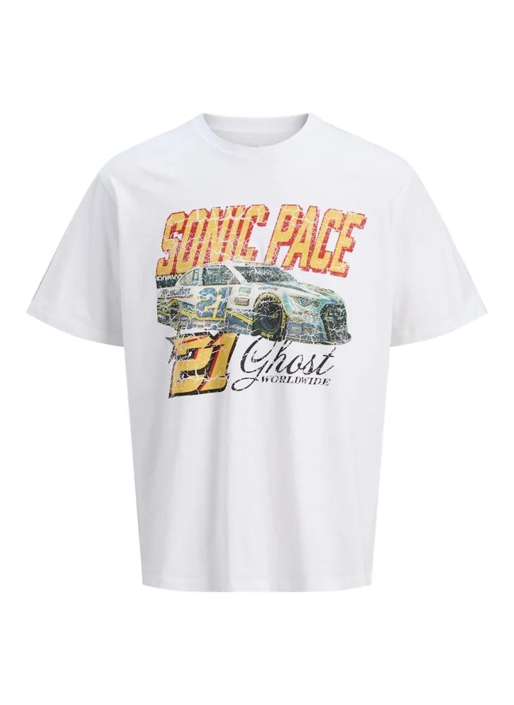جاك اند جونز Graphic Crew Neck T-Shirt