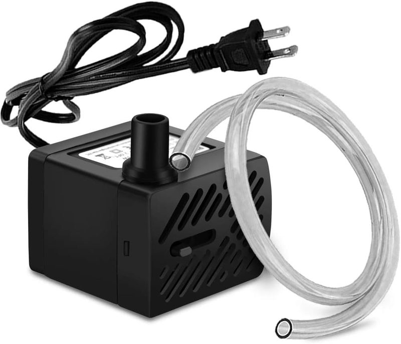 PULACO 50GPH 3W Mini Submersible Water Pump for Aquariums, Fish Tank, Pond, Fountain, Hydroponics - Image 1