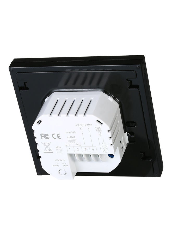 NIBEMINENT 16A Electric Heating Thermostat with Touchscreen LCD Black 10.5*6*9centimeter - Image 3
