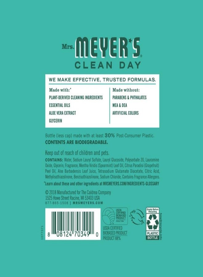 MRS. MEYER'S CLEAN DAY Liquid Dish Soap, Biodegradable Formula, Mint, 16 fl. Oz - Image 5